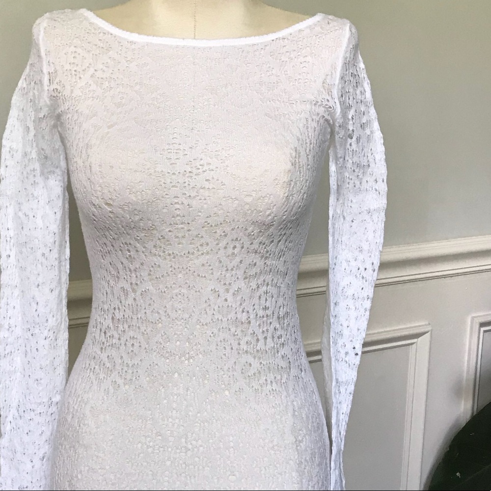 Sheer lace top